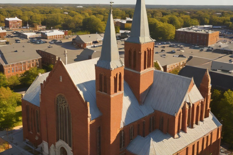 Church Sanctuary & Historic Steep-to-Flat Transition Roof Weatherproofing