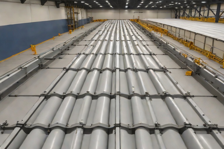 Commercial Expansion Joint Bellows & Heavy-Gauge Neoprene Movement Transitions on Commercial Semiconductor Cleanroom Fabs