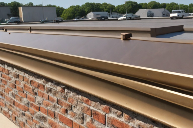 Parapet Wall Termination Bar Compression Sealing & Heavy-Gauge Kynar Coping Caps