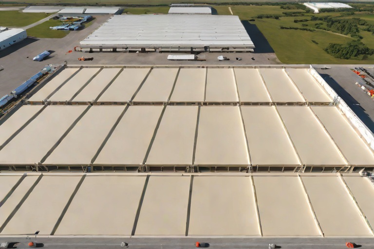 Tapered Polyiso Drainage Layouts (1/4-In/Ft) & Geometric Cricket Sizing on Commercial Logistics Distribution Hubs