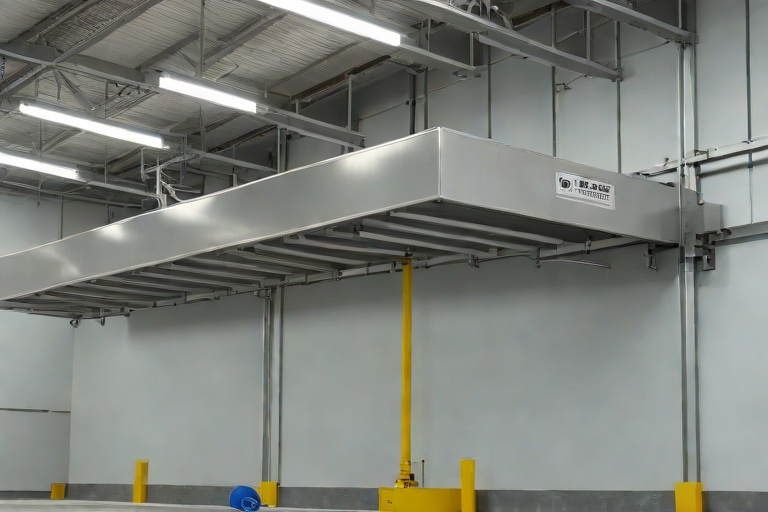 Industrial Drainage Scuppers, Overflow Weirs & Heavy Downspout Expansion Bellows on Commercial Cold Storage Freezer Warehouses