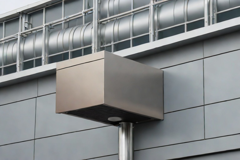 Industrial Drainage Scuppers, Overflow Weirs & Heavy Downspout Expansion Bellows on Commercial Mission-Critical Data Centers