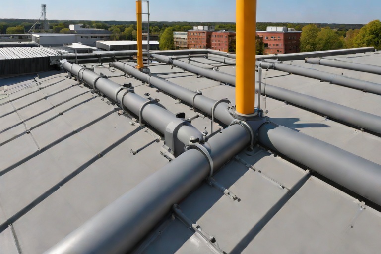 Commercial Expansion Joint Bellows & Heavy-Gauge Neoprene Movement Transitions on Commercial University Research Laboratorys