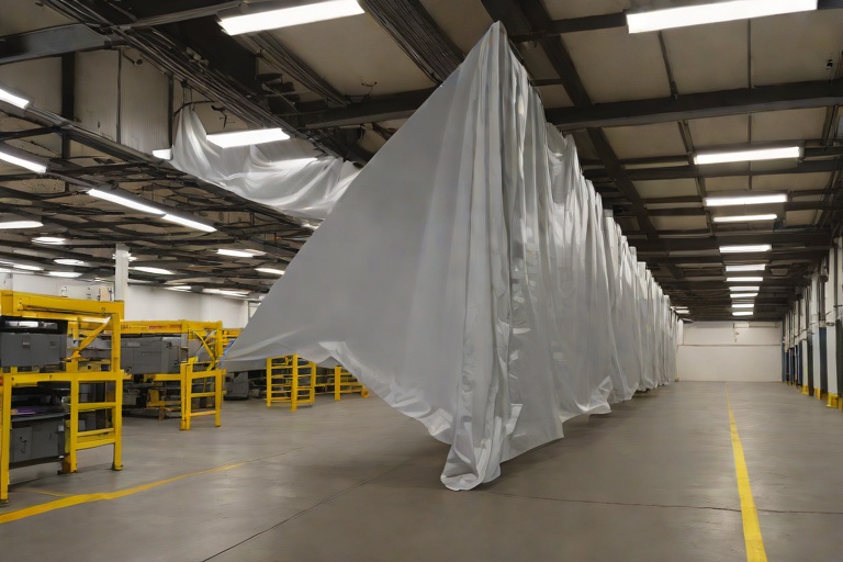Active Emergency Leak Catchment Tarps & Interior Production Bay Diversion on Commercial Government Secure Records Archives