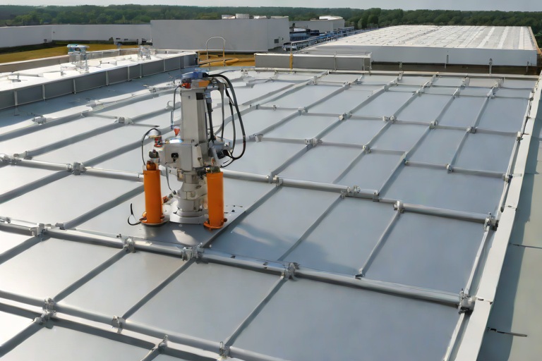 Cold-Weather Induction Welded Membrane Attachments on Commercial Pharmaceutical Production Facilitys