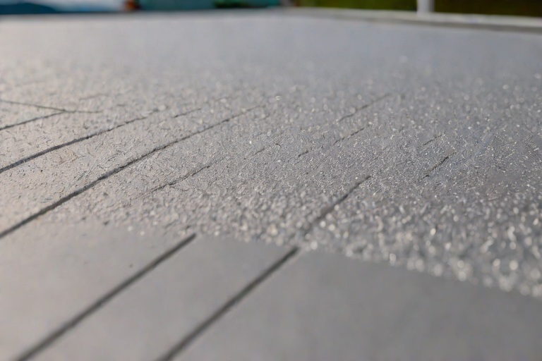 AOC 581 Elastomeric Structural Mastic Detailing Around Rooftop HVAC Curbs on Commercial Automotive Assembly Plants