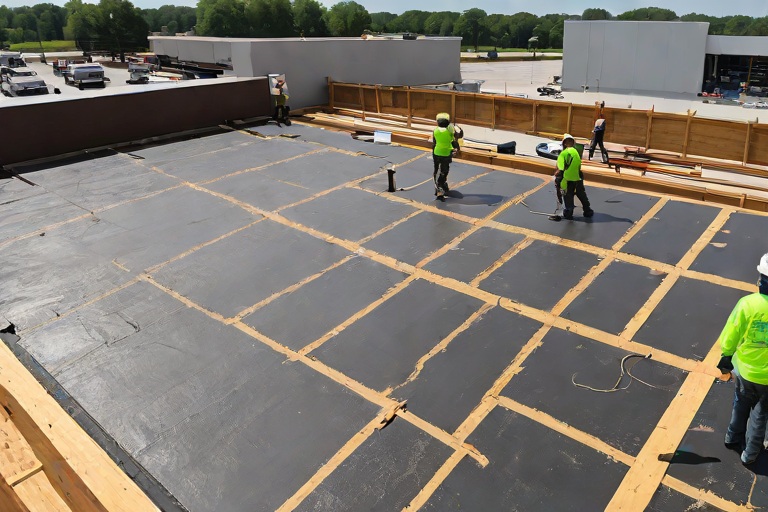 Complete Old Roof Tear-Offs Down to Clean Wood Decking & Substrate Remediation on Commercial Big-Box Retail Power Centers