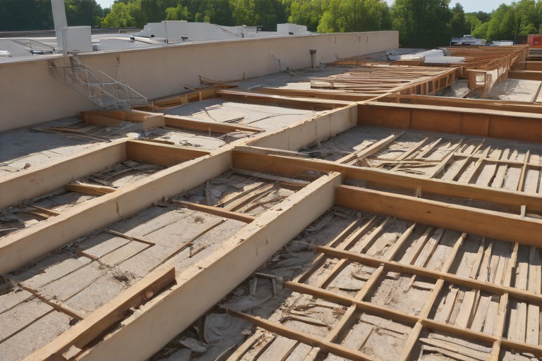 Complete Old Roof Tear-Offs Down to Clean Wood Decking on Commercial Municipal Buildings