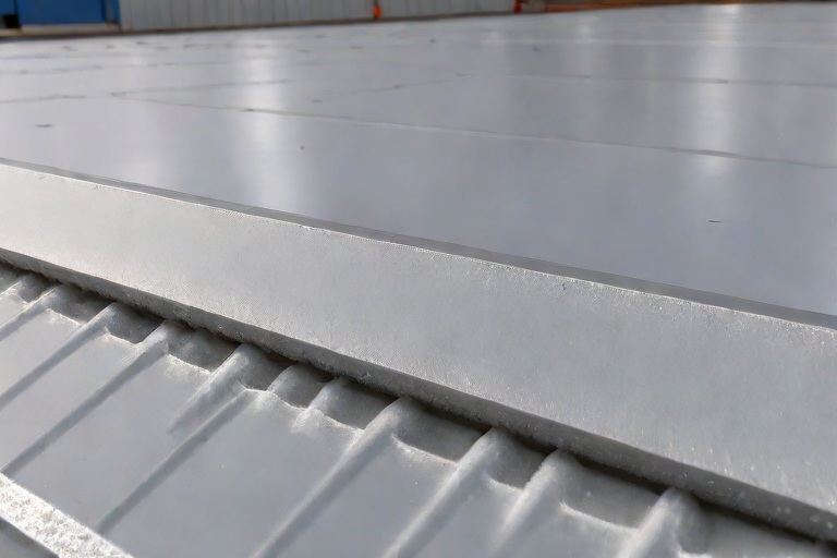 Liquid-Applied PMMA & Polyurethane Fleece-Reinforced Flashing Resins on Commercial Commercial Fleet Maintenance Hangars