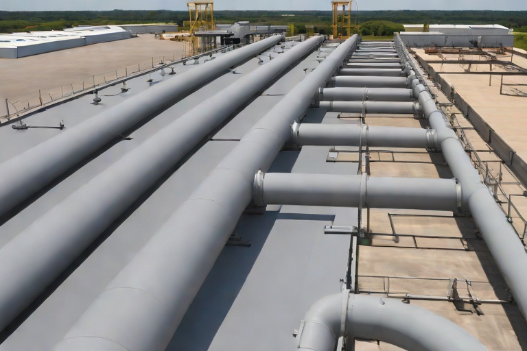 Commercial Expansion Joint Bellows & Heavy-Gauge Neoprene Movement Transitions on Commercial Chemical Processing Facilitys