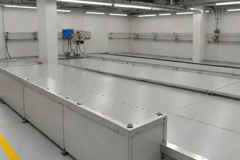 Rooftop Mechanical Unit Vibration Isolation Rails & Spring-Mounted Curb Seals on Commercial Semiconductor Cleanroom Fabs