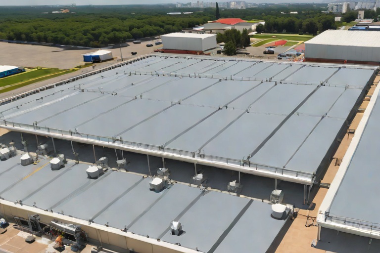 Cold-Weather Induction Welded Membrane Attachments on Commercial Municipal Sports & Convention Arenas