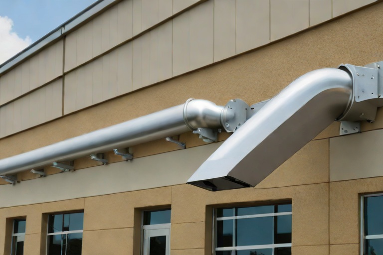 Multi-Tier Conductor Head Overflow Spillways & Freeze-Thaw Downspout Burst Defense on Commercial Heavy Manufacturing Fabrication Plants
