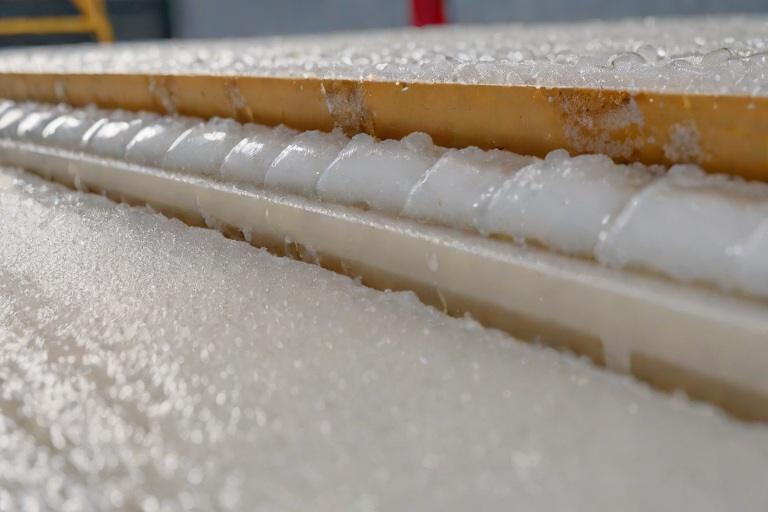 Liquid-Applied PMMA & Polyurethane Fleece-Reinforced Flashing Resins on Commercial Cold Storage Freezer Warehouses