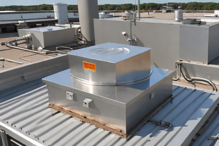 Commercial Kitchen Exhaust Fan Grease Containment & Chemical Membrane Shielding