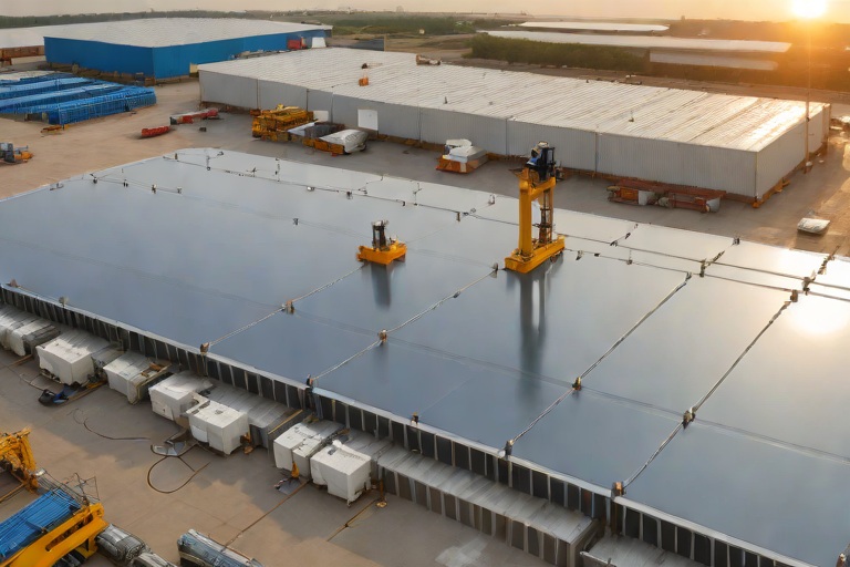 Cold-Weather Induction Welded Membrane Attachments on Commercial Port Marine Shipping Warehouses