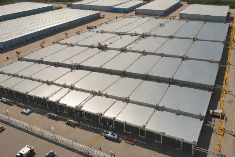 Cold-Weather Induction Welded Membrane Attachments on Commercial Intermodal Cargo Freight Terminals