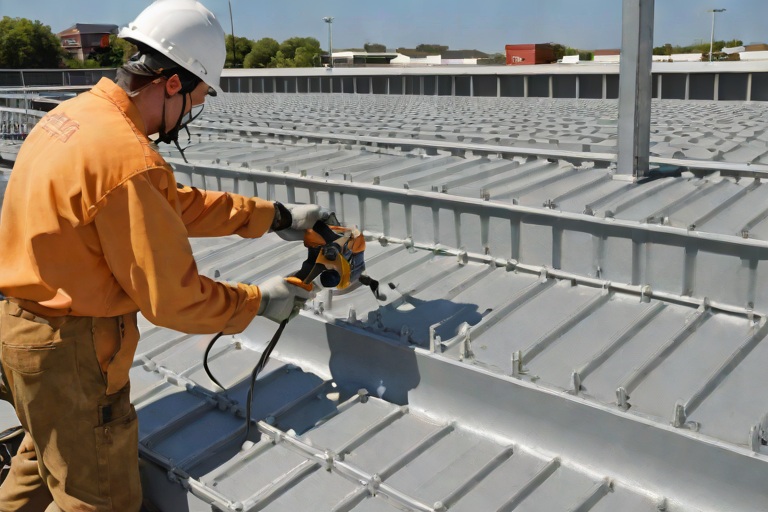 Structural Steel Deck Rust Remediation & Zinc-Rich Primer Passivation on Commercial Telecommunications Central Switching Offices