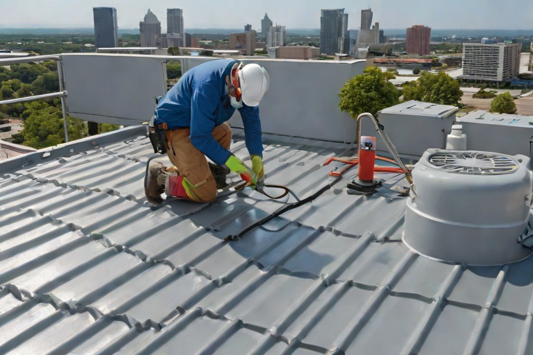 Low-VOC Cold-Applied Adhesives & HVAC Air Intake Odor Mitigation Protocols on Commercial High-Rise Commercial Penthouse Towers