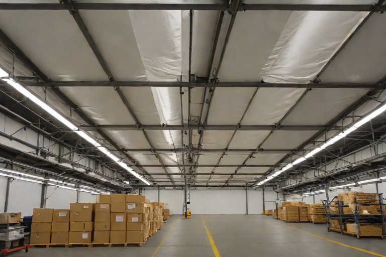 Active Emergency Leak Catchment Tarps & Interior Production Bay Diversion on Commercial Food Packaging & Cold Logistics Plants