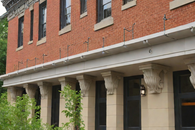 Multi-Tier Conductor Head Overflow Spillways & Freeze-Thaw Downspout Burst Defense on Commercial Historic Sanctuary & Education Annexs