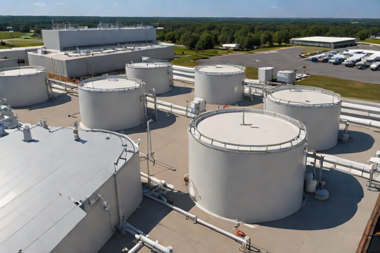 Industrial Corrosive Chemical Fume Exhaust Defense on Commercial Suburban Corporate Office Parks