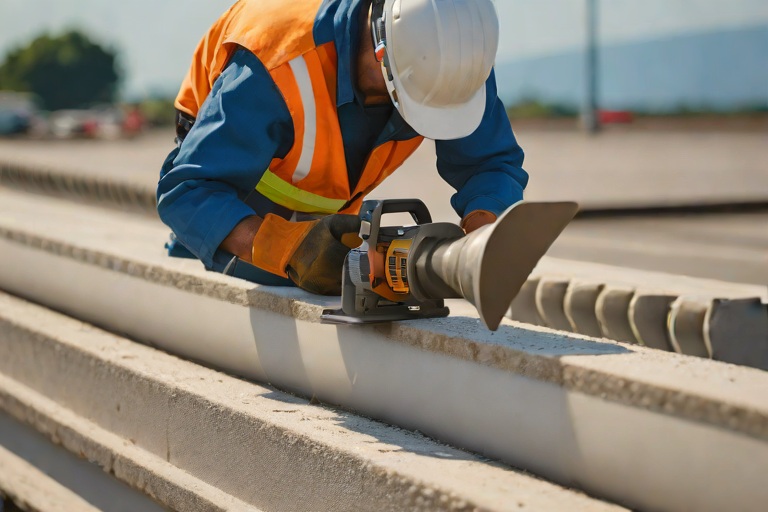 Masonry Parapet Counterflashing Reglet Overhauls & Polyurethane Sealant Compression on Commercial Intermodal Cargo Freight Terminals