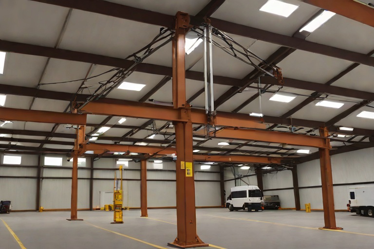 Lightning Protection System Air Terminal Stanchion Flashing & Membrane Bonding on Commercial Public Transit Maintenance Bus Barns