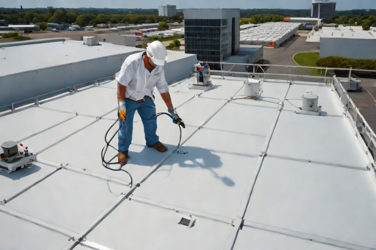 High-Solids Silicone Monolithic Coating Restoration & Albedo Reflectance on Commercial Telecommunications Central Switching Offices