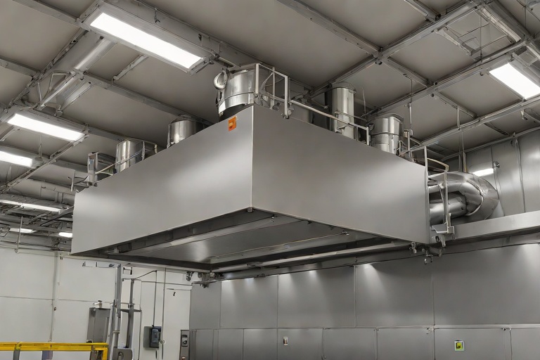 Commercial Kitchen Grease Containment & 304 Stainless Steel Catchment Shielding on Commercial Logistics Distribution Hubs