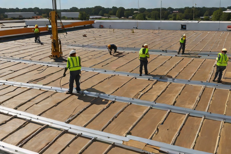 Complete Old Roof Tear-Offs Down to Clean Wood Decking & Substrate Remediation on Commercial Logistics Distribution Hubs