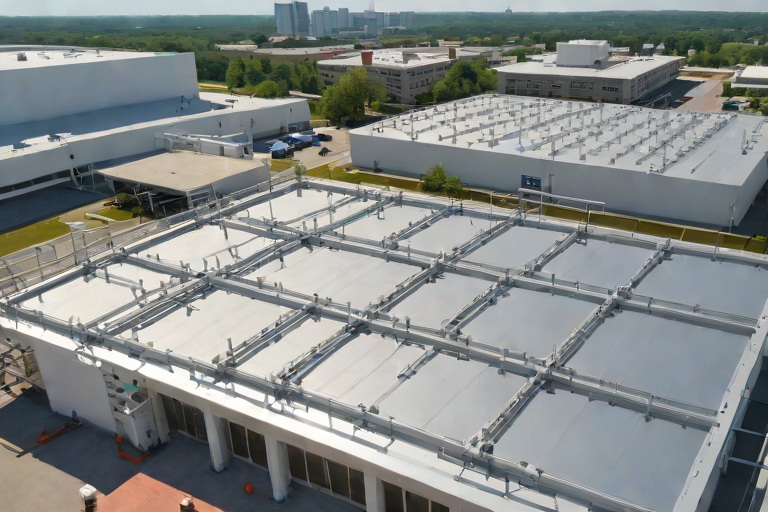 Cold-Weather Induction Welded Membrane Attachments on Commercial Regional Healthcare Medical Centers