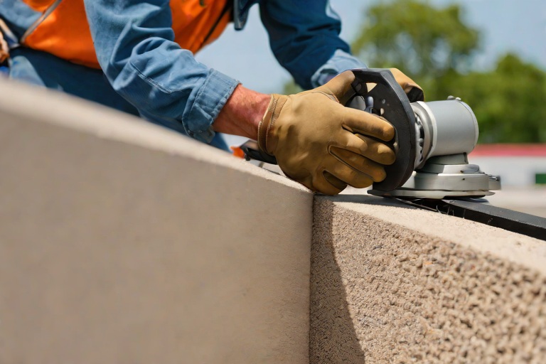 Masonry Parapet Counterflashing Reglet Overhauls & Polyurethane Sealant Compression on Commercial Suburban Corporate Office Parks