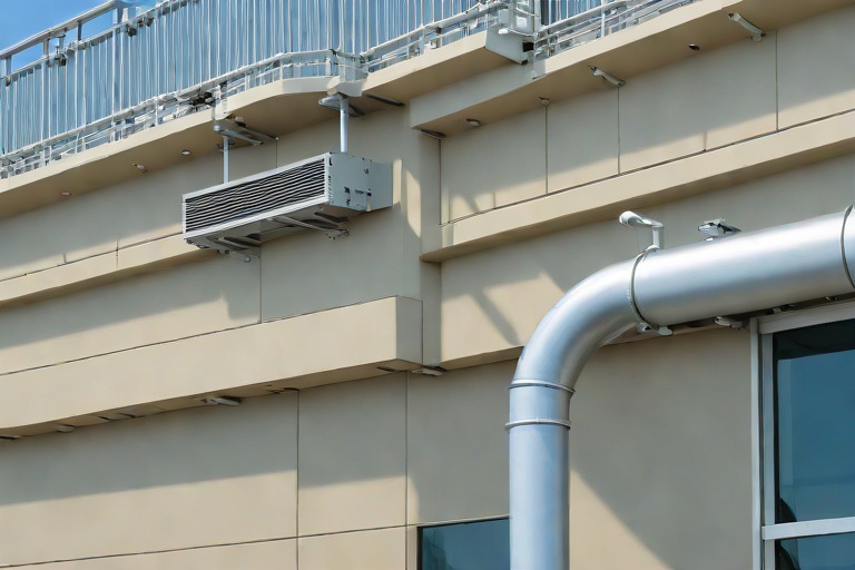 Multi-Tier Conductor Head Overflow Spillways & Freeze-Thaw Downspout Burst Defense on Commercial Port Marine Shipping Warehouses