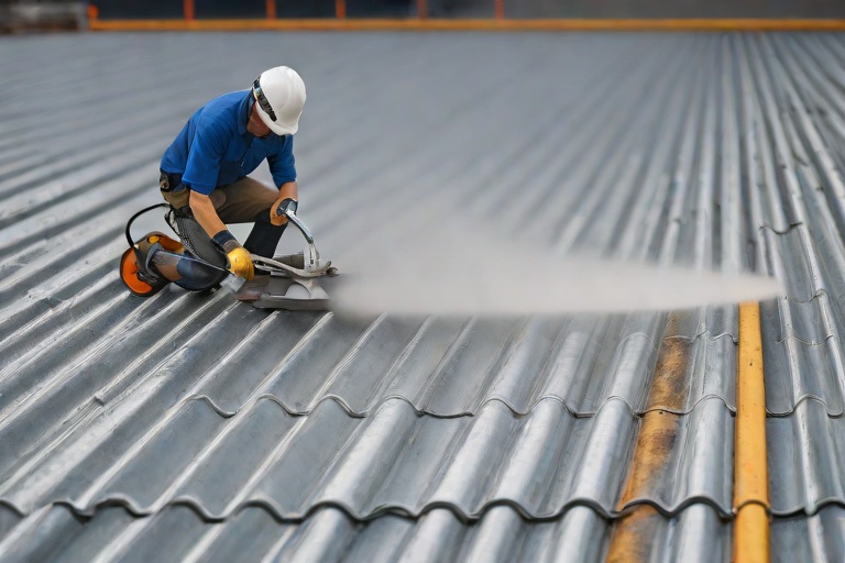 Structural Steel Deck Rust Remediation & Zinc-Rich Primer Passivation on Commercial Municipal Sports & Convention Arenas