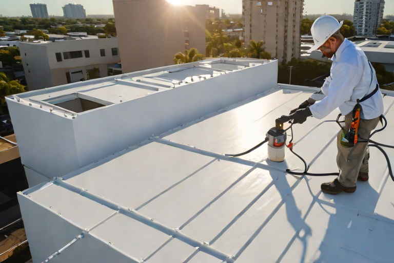 High-Solids Silicone Monolithic Coating Restoration & Albedo Reflectance on Commercial Multi-Family Urban Residential Towers