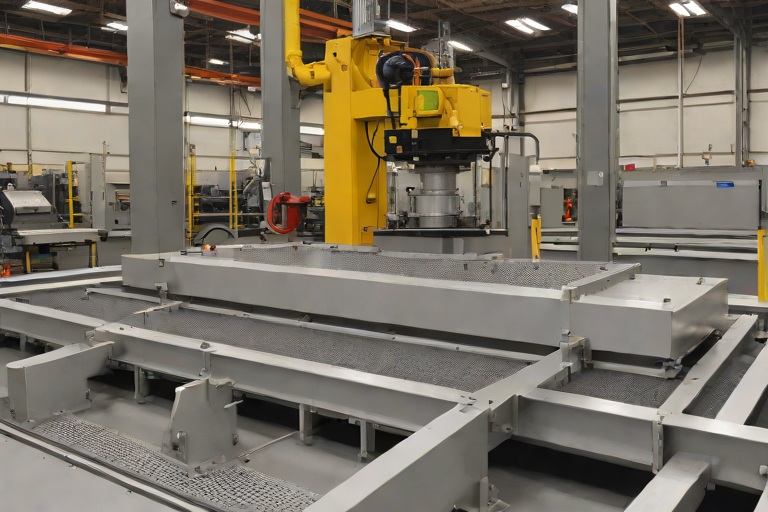 Rooftop Mechanical Unit Vibration Isolation Rails & Spring-Mounted Curb Seals on Commercial Automotive Assembly Plants