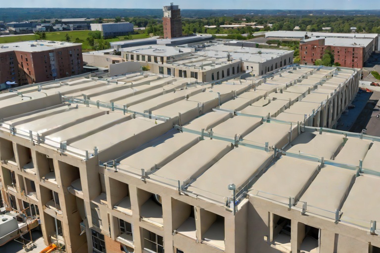Tapered Polyiso Drainage Layouts (1/4-In/Ft) & Geometric Cricket Sizing on Commercial Multi-Family Urban Residential Towers