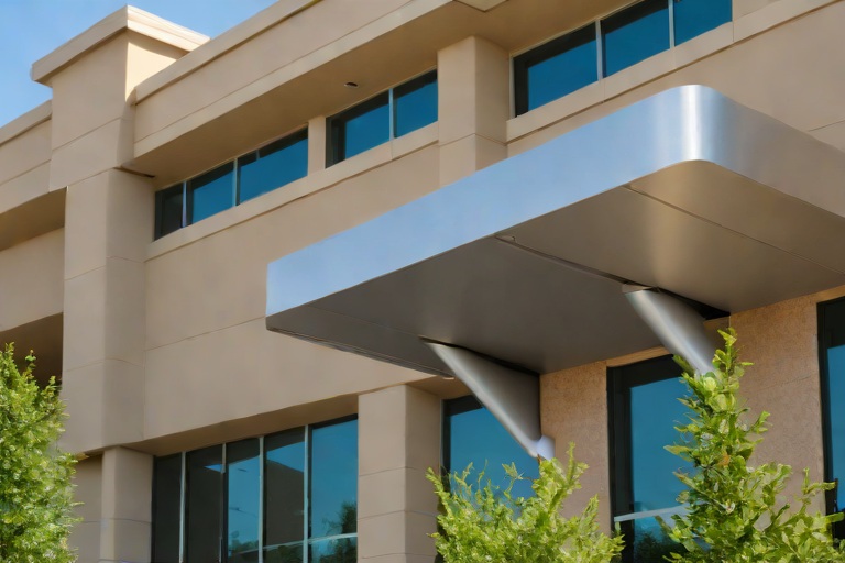 Multi-Tier Conductor Head Overflow Spillways & Freeze-Thaw Downspout Burst Defense on Commercial Suburban Corporate Office Parks