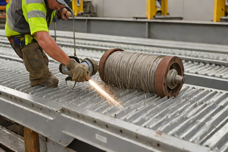 Structural Steel Deck Rust Remediation & Zinc-Rich Primer Passivation on Commercial Big-Box Retail Power Centers