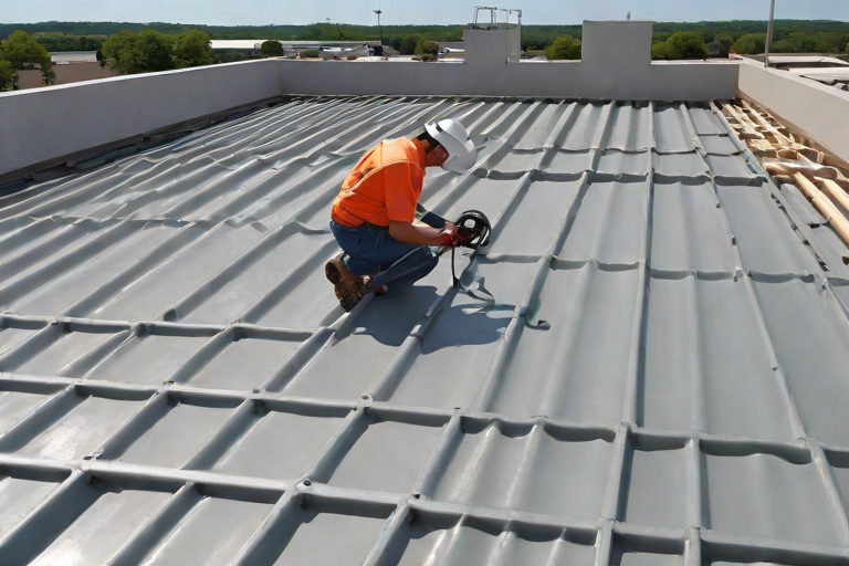 Structural Steel Deck Rust Remediation & Zinc-Rich Primer Passivation on Commercial Regional Healthcare Medical Centers