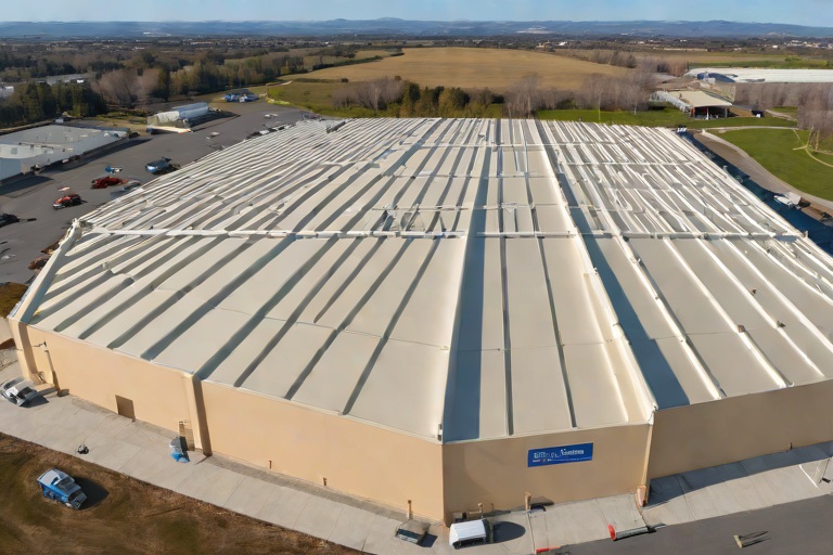 Tapered Polyiso Drainage Layouts (1/4-In/Ft) & Geometric Cricket Sizing on Commercial Big-Box Retail Power Centers