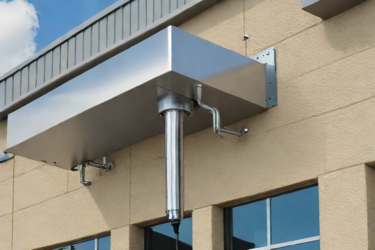 Multi-Tier Conductor Head Overflow Spillways & Freeze-Thaw Downspout Burst Defense on Commercial Chemical Processing Facilitys