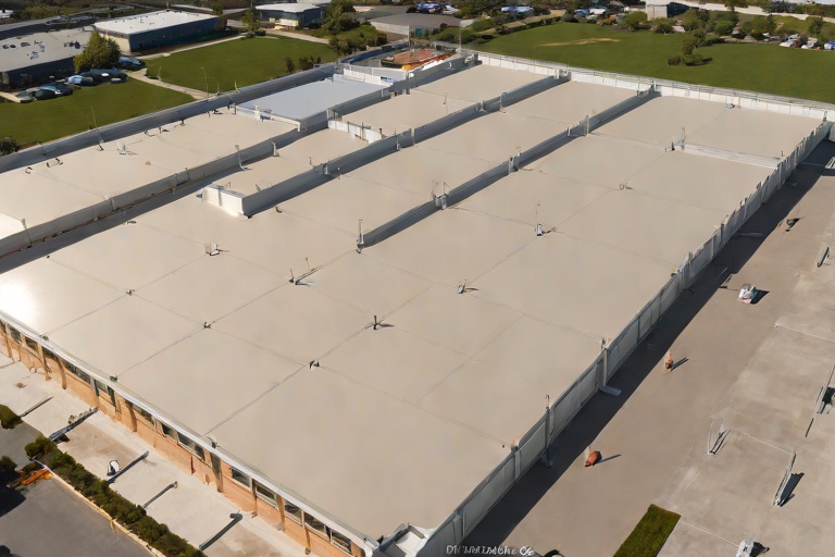 Tapered Polyiso Drainage Layouts (1/4-In/Ft) & Geometric Cricket Sizing on Commercial Suburban Corporate Office Parks