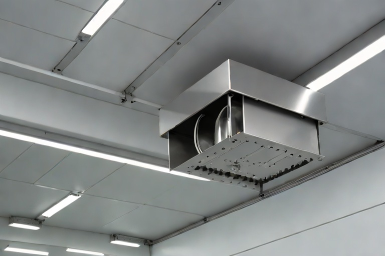 Industrial Drainage Scuppers, Overflow Weirs & Heavy Downspout Expansion Bellows on Commercial Semiconductor Cleanroom Fabs