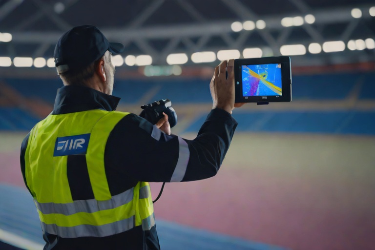 Non-Destructive Substrate Moisture Scans on Commercial Municipal Sports & Convention Arenas