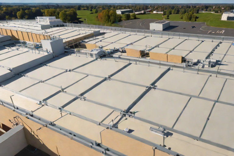Tapered Polyiso Drainage Layouts (1/4-In/Ft) & Geometric Cricket Sizing on Commercial University Research Laboratorys