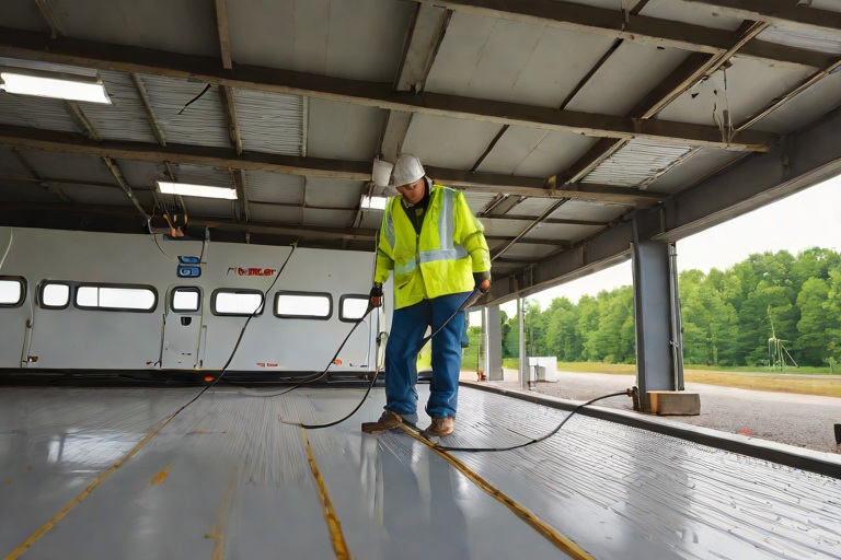 Electronic Vector Mapping (EVM) Low-Voltage Membrane Breach Detection on Commercial Public Transit Maintenance Bus Barns