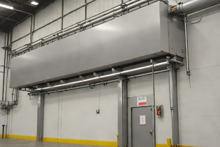 Multi-Tier Conductor Head Overflow Spillways & Freeze-Thaw Downspout Burst Defense on Commercial Cold Storage Freezer Warehouses