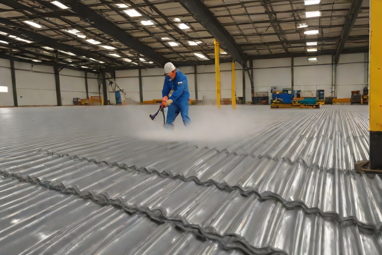 Structural Steel Deck Rust Remediation & Zinc-Rich Primer Passivation on Commercial Commercial Fleet Maintenance Hangars